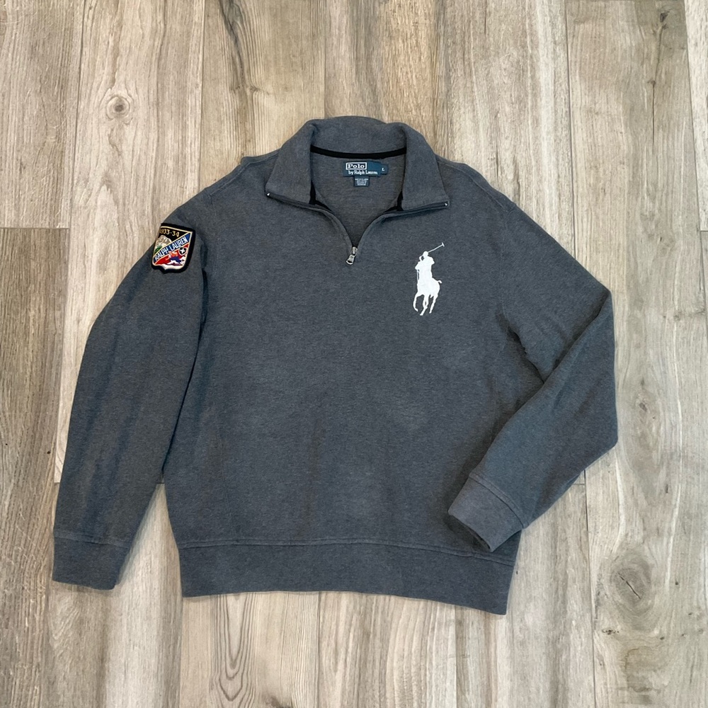 Polo Ralph Lauren Men’s Large 1/4 Zipper Sweater PRL